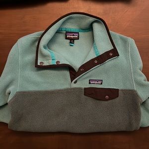 Like new Patagonia synchilla Pullover, women’s medium: teal